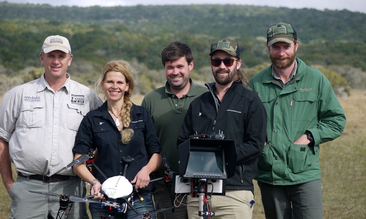 Raglan drone company Aeronavics helps save rhinos